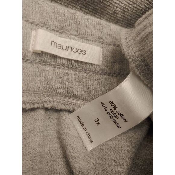 Maurices Women's Size 3X Grey Army Camouflage Knit Skirt - Picture 3 of 5